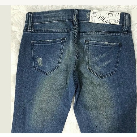 BLANK NYC WOMEN'S SKINNY SLIVER STUDDED JEANS $88 - Picture 5 of 5